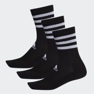 ADIDAS 3-Stripes Cushioned Crew Socks Black 3-pack