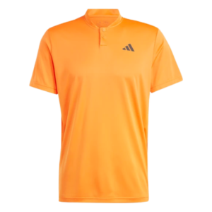 ADIDAS Club Henley Polo Orange Mens