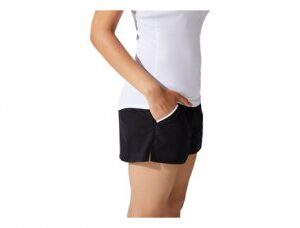 ASICS Court Shorts Black w Pockets Women