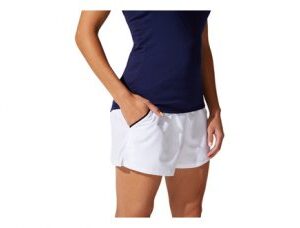 ASICS Court Shorts white w Pockets Women