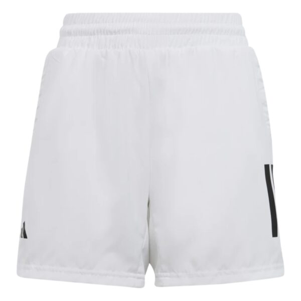 Adidas Boys Club 3-Stripe Junior Shorts White