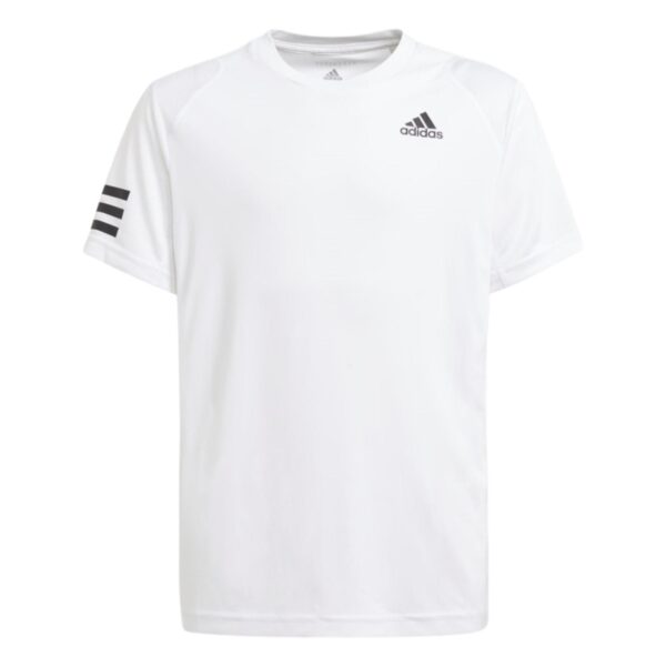 Adidas Boys Club 3-Stripe T-shirt White