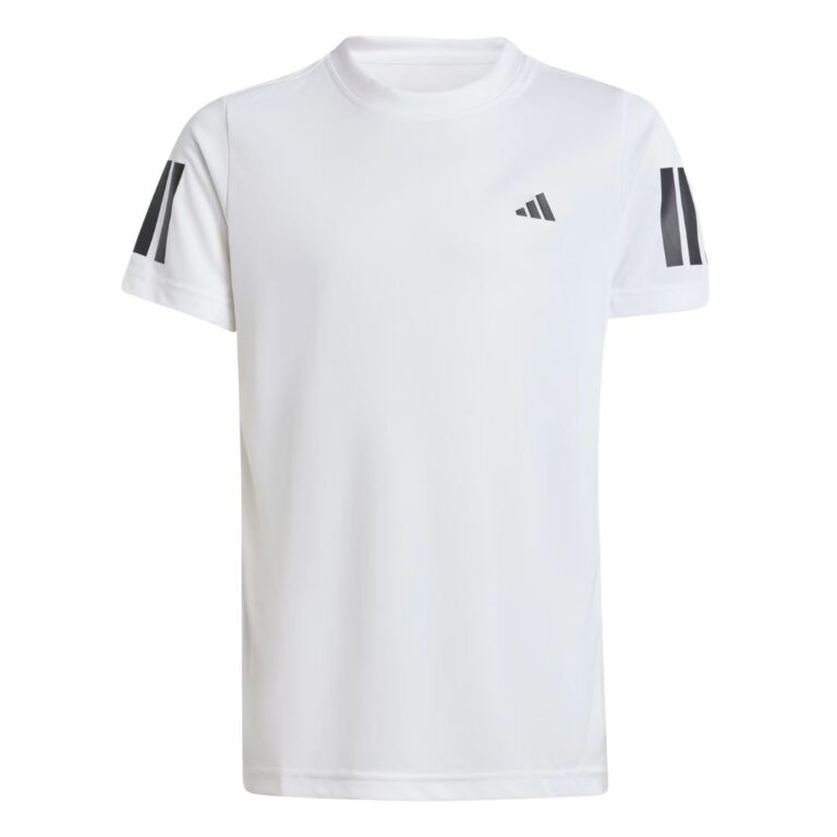 Adidas Club 3-Stripes T-shirt Boys White