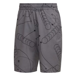 Adidas Club Graphic Shorts Grey