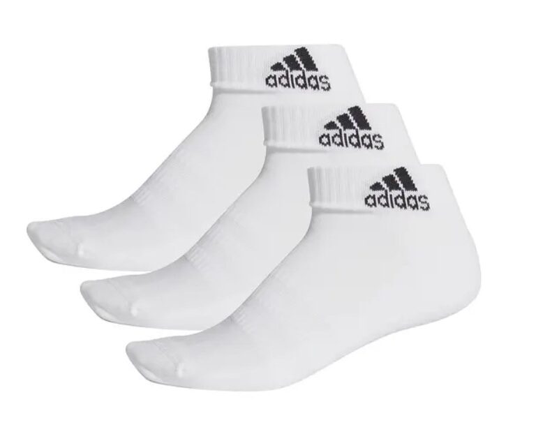 Adidas Cush Ankel Tennisstrumpor 3-pack Vit