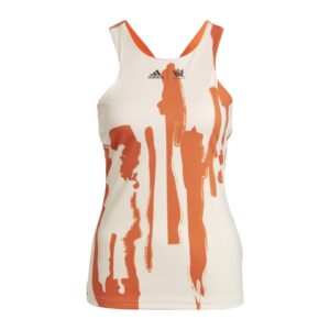 Adidas New York Y-Back Tanktop Ecru Tint / Impact Orange