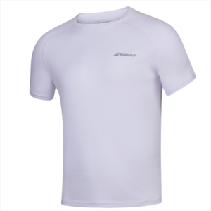 BABOLAT Play Crew Neck Tee White Mens