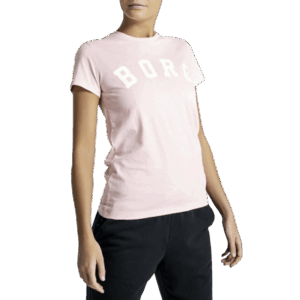 BJÖRN BORG Logo Borg Tee - M Rosa Damkläder > Björn Borg