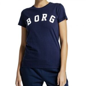 BJÖRN BORG Tee Borg Logo blue Women