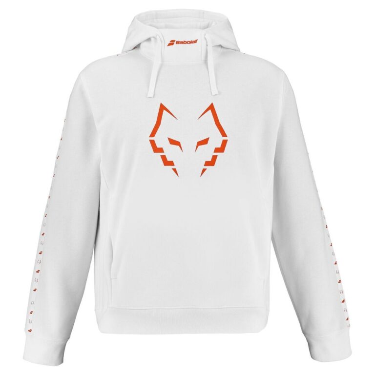 Babolat Hood Sweat Juan Lebron White