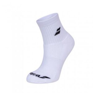 Babolat Quarter Socks 3 par White