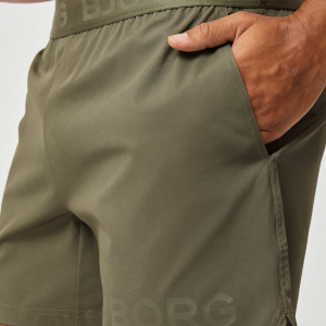 Borg Short Shorts Kalamata Green Mens