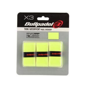 Bullpadel Thin/Absorvent Padel Overgrip Neon 3-Pack