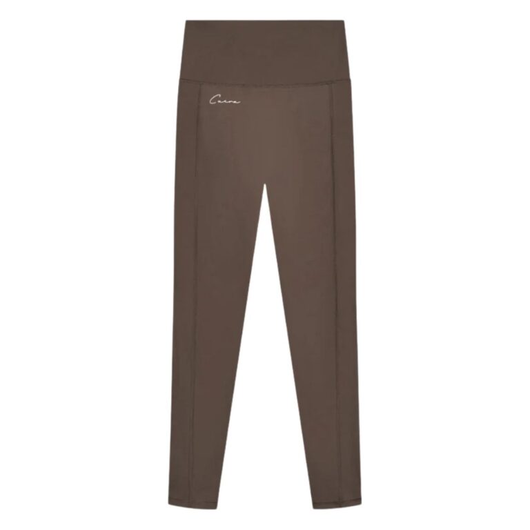 Cuera Active Logo Tights Long Dark Brown