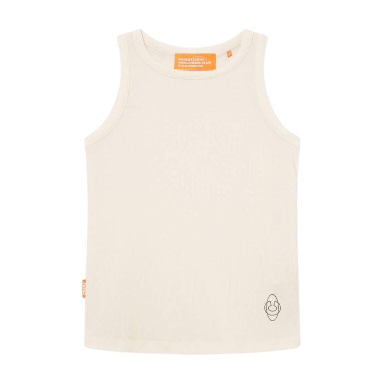 Cuera Active Rib Tank Top Women Off White