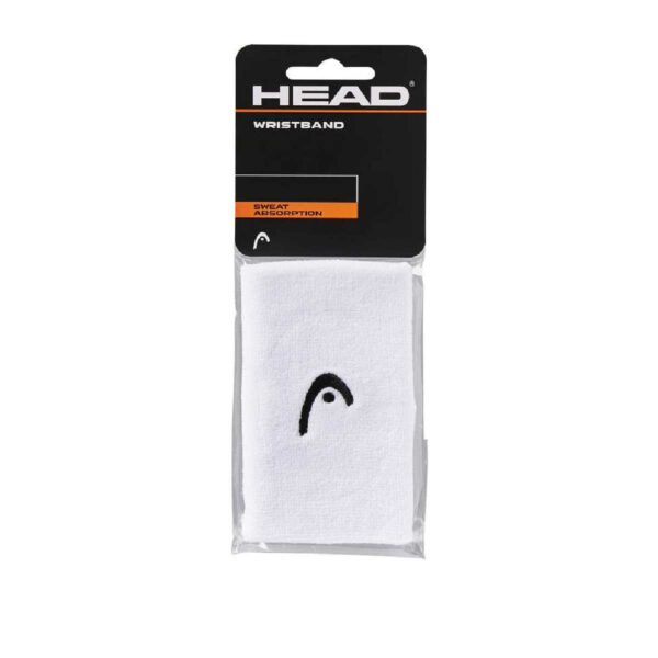 HEAD Double Svettband 5" Vit 2-Pack