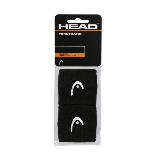 HEAD Svettband 2.5" Svart 2-pack