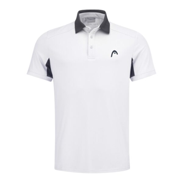 Head Slice Polo Shirt White