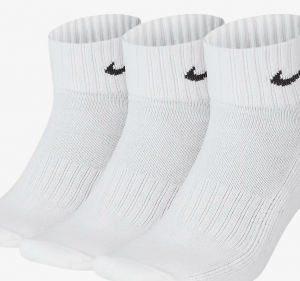 NIKE Cushioned Ankle 3-pack White