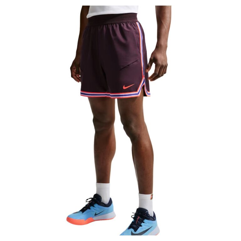 Nike Court Slam Dri-FIT Shorts Burgundy Ash