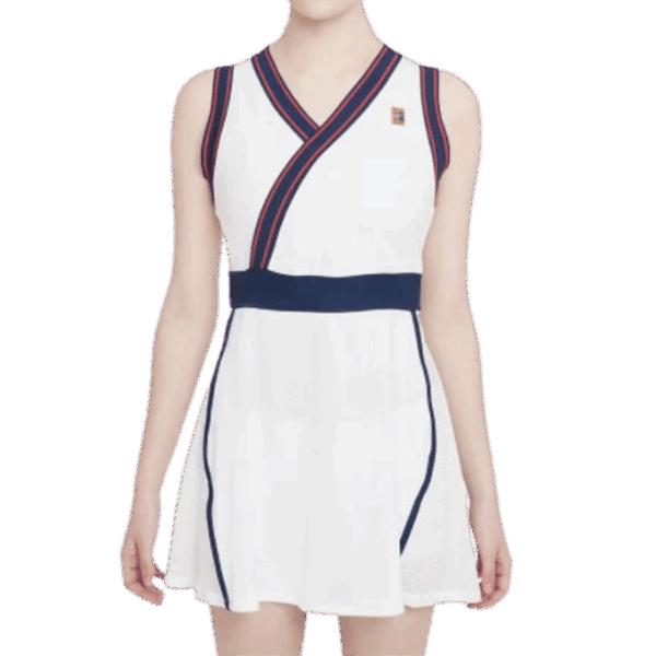 Nike Court drFit Slam Dress - M Vit Damkläder > Nike