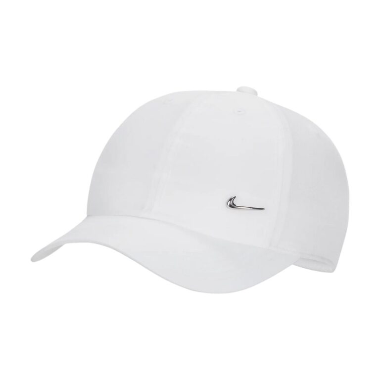 Nike Kids Dri-FIT Club Metal Swoosh Cap White