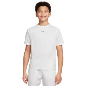 Nike Multi Boys Dri-FIT Short-Sleeve Top White