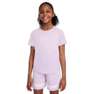 Nike One Fitted Girls Dri-FIT Short-Sleeve Top Doll