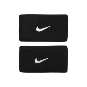 Nike Swoosh Doublewide Wristband Svart Svettband & pannband > Nike