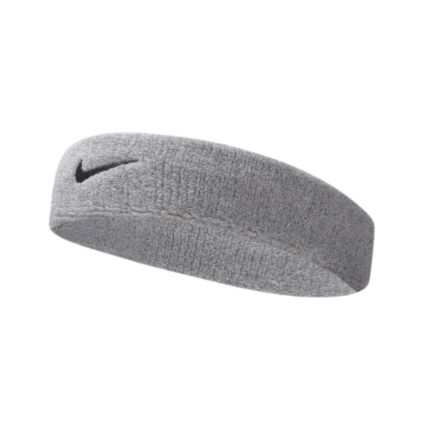 Nike Swoosh Headband Grå Svettband & pannband > Nike