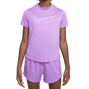 Nike driFit One Tee Girls - L Lila Junior > Nike