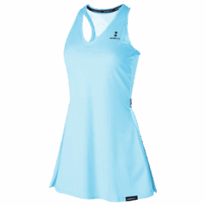 Nordic Dots Elegance Dress - L Blå Damkläder > Nordic Dots