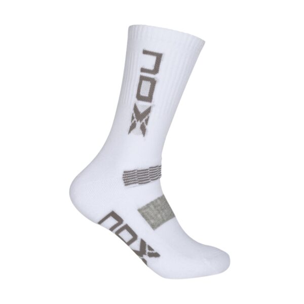 Nox Technical Socks 1-pack White/Grey logo