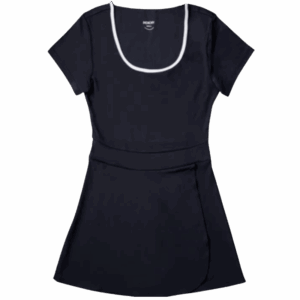 PEACHY Wrap Skirt Dress - S Svart Damkläder