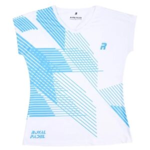 Royal Padel Dam T-Shirt White/Blue