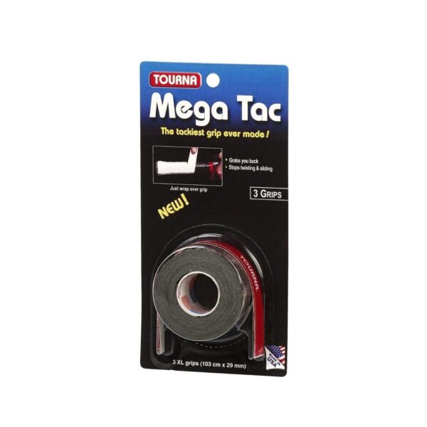 Tourna Mega Tac Grip 3-pack Black