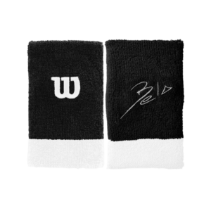 Wilson Bela Wristband 2-pack Svart Svettband & pannband > Wilson