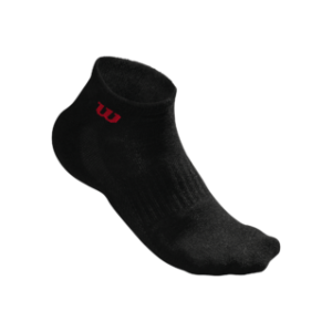 Wilson Mens Quarter Sock 3-Pack Black