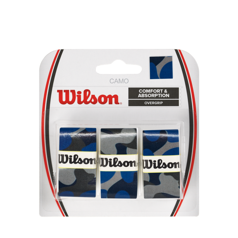 Wilson Overgrip Camo Blå 3-pack